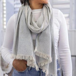 Be Kind Tribe Alive Upcycled Denim Scarf